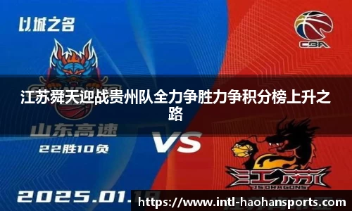 江苏舜天迎战贵州队全力争胜力争积分榜上升之路